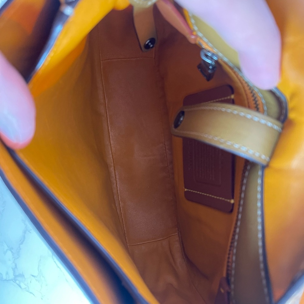 Coach Saddle 23 With Tea Rose Crossbody Bag - Picture 13 of 14